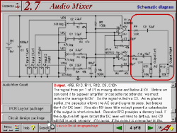 Schematic explanation screen