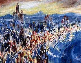 One of Konrad Zuse's oil paintings